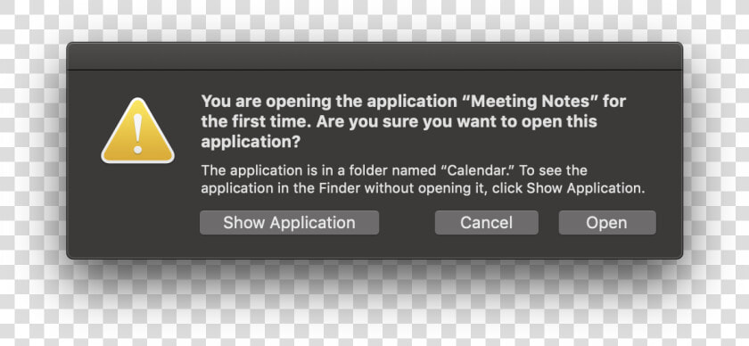 Security Dialog For An App That Is Opening For The   Mac Os Quit Unexpectedly  HD Png DownloadTransparent PNG