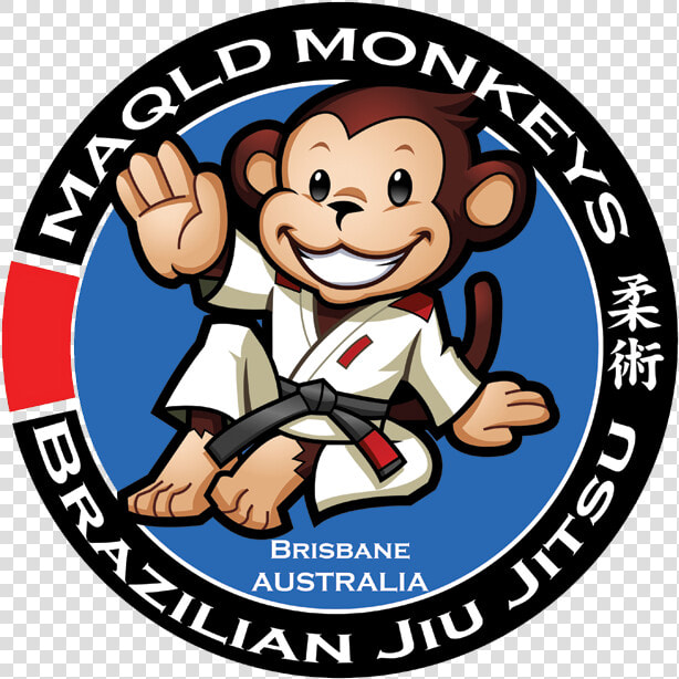 Kids Bjj Brisbane Maqld Monkeys   Cartoon  HD Png DownloadTransparent PNG