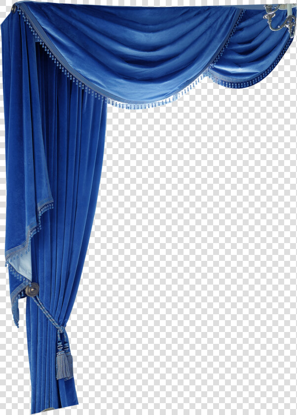 Blue Curtain Png   Blue Curtains Png Download  Transparent PngTransparent PNG