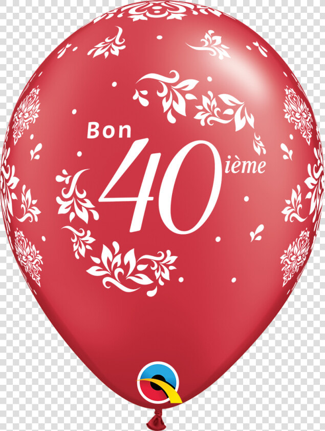 40th Anniversary Balloon  HD Png DownloadTransparent PNG