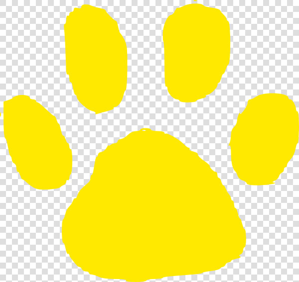 Jpg Transparent Library Bobcat Clipart Blue Dog Paw   Black And Yellow Paw Print  HD Png DownloadTransparent PNG