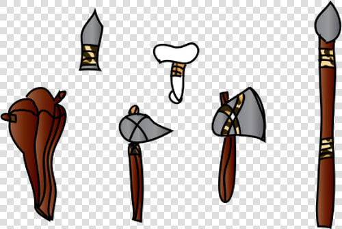 Prehestoric Weapons And Tools   Caveman Tools Clip Art  HD Png DownloadTransparent PNG