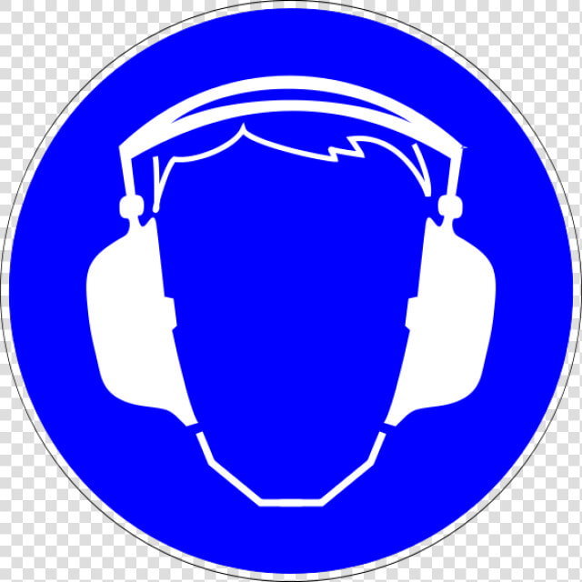 Transparent Science Lab Png   Ear Protection Safety Signs  Png DownloadTransparent PNG