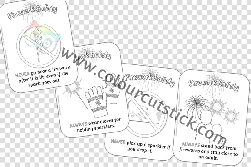 Firework Safety Cards Colouring Ccs Cover  HD Png DownloadTransparent PNG