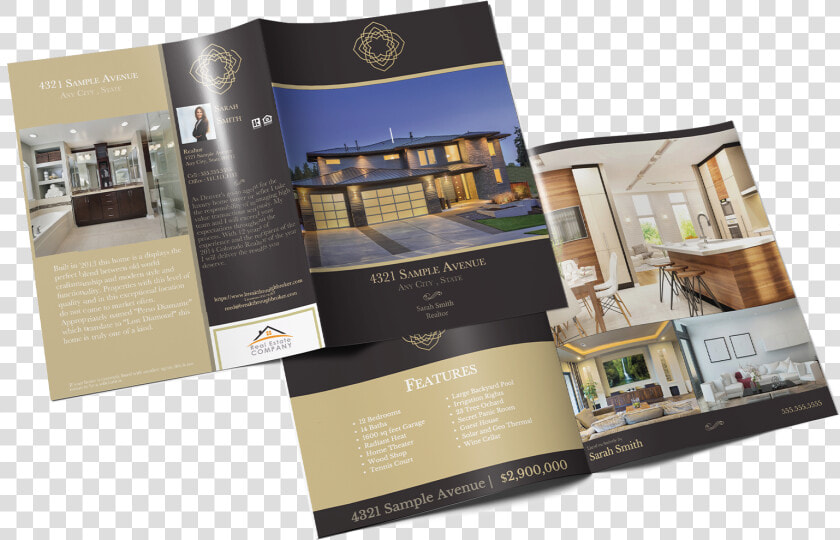 Real Estate Luxury Listing Brochure   Luxury Real Estate Brochure Design  HD Png DownloadTransparent PNG