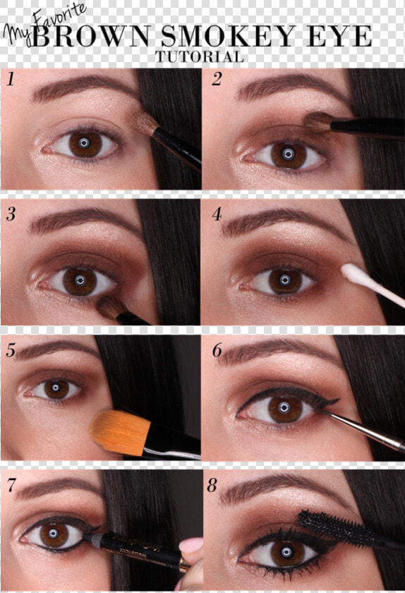 Transparent Eye Makeup Png   Smokey Eye Brown Eye Makeup  Png DownloadTransparent PNG