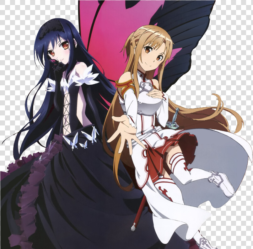 Accel World  Kuroyukihime  And Sword Art Online Image   Anime Accel World X Sao  HD Png DownloadTransparent PNG