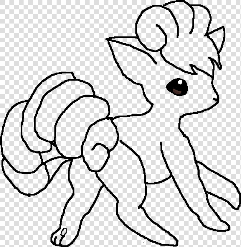 Vulpix Lineart Base   Line Art  HD Png DownloadTransparent PNG