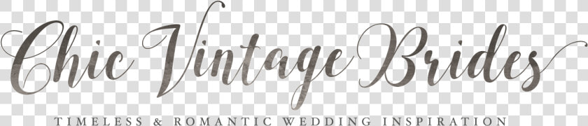 Chic Vintage Brides Logo  HD Png DownloadTransparent PNG