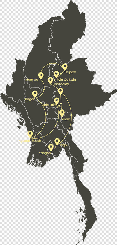 Exotic   Myanmar Map Vector  HD Png DownloadTransparent PNG