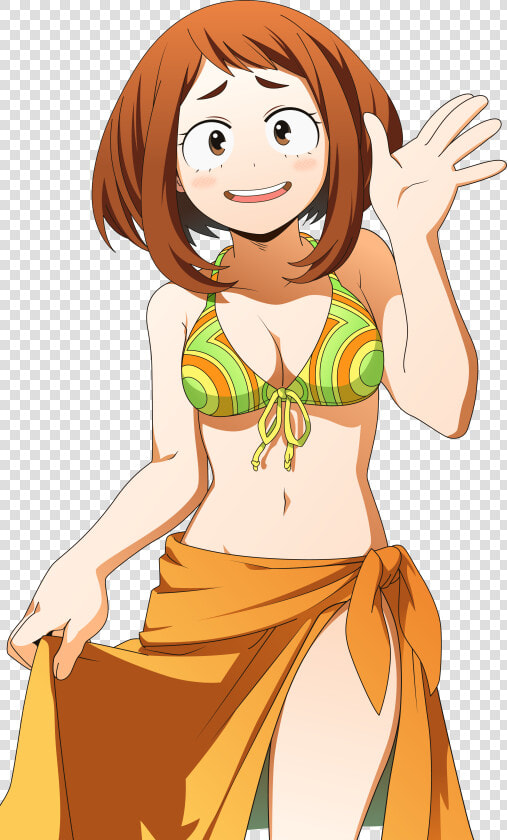 Image Of Uraraka Ochako Bikini Die Cut   Png Download   My Hero Academia Uraraka Bikini  Transparent PngTransparent PNG