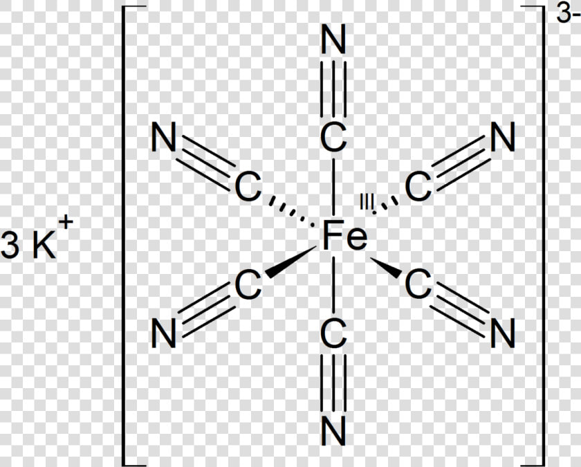 Potassium Ferricyanide Structure  HD Png DownloadTransparent PNG