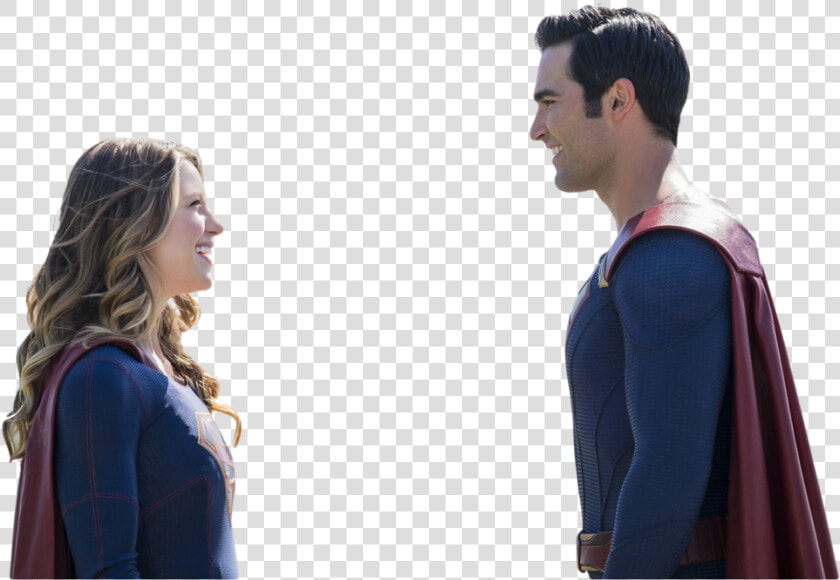 Supergirl Kara And Superman  HD Png DownloadTransparent PNG