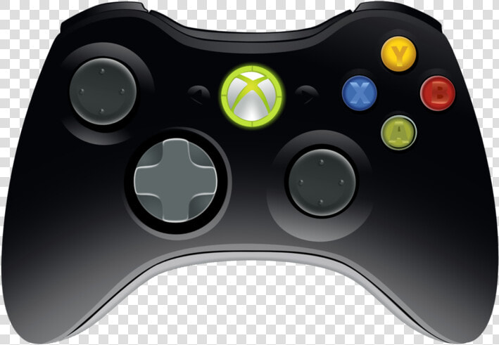 Xbox 360 Controller Black Xbox One Controller Gamecube   Xbox 360 Start Button  HD Png DownloadTransparent PNG