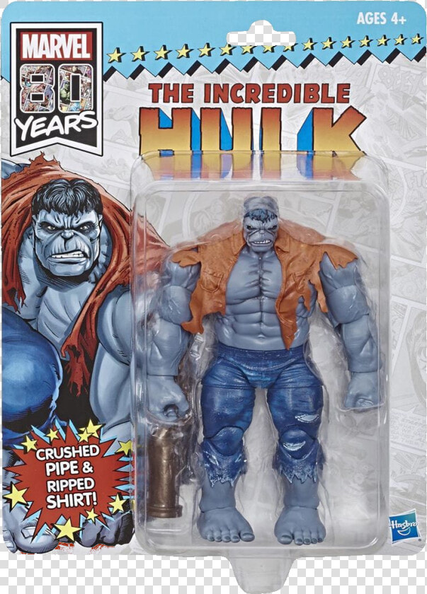 Marvel Legends 80th Anniversary Grey Hulk  HD Png DownloadTransparent PNG