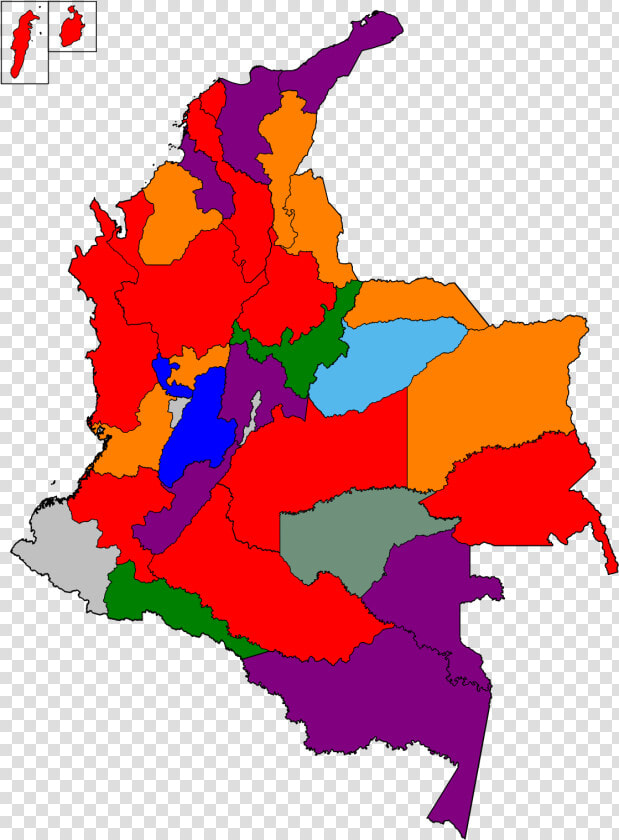 Elecciones Presidenciales De Colombia 2018 Mapa  HD Png DownloadTransparent PNG