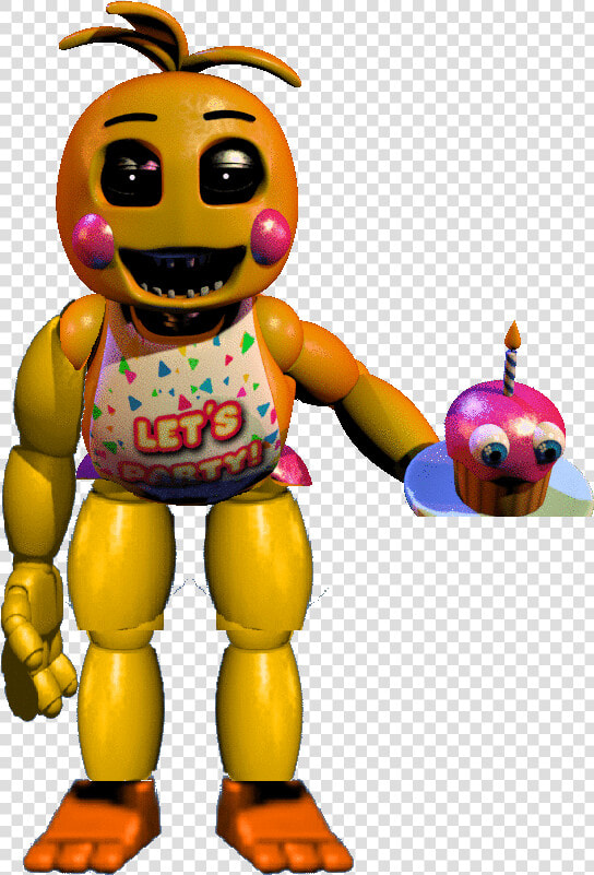 Nightmare Toy Chica   Fnaf 2 Toy Chica Full Body  HD Png DownloadTransparent PNG