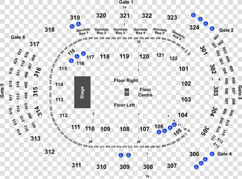 Scotiabank Arena Seating Chart Kiss  HD Png DownloadTransparent PNG