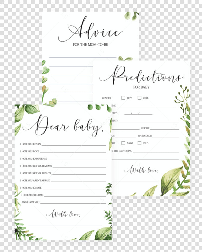 Green Baby Shower Printable Game Package By Littlesizzle   Baby Shower  HD Png DownloadTransparent PNG