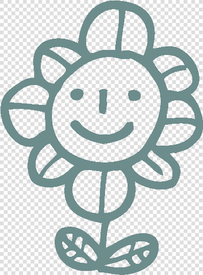 Flower Icon Paw destrian   Smiley  HD Png DownloadTransparent PNG