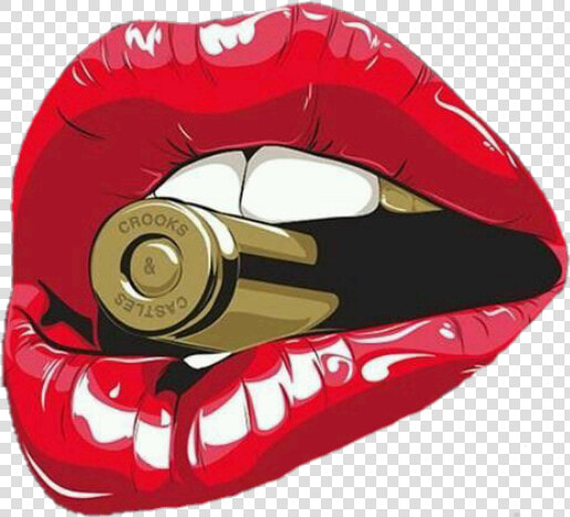  bullet  lips  red  lipstick  bitethebullet  mouth  HD Png DownloadTransparent PNG