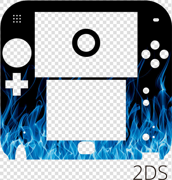 Nintendo 2ds Skin Template  HD Png DownloadTransparent PNG