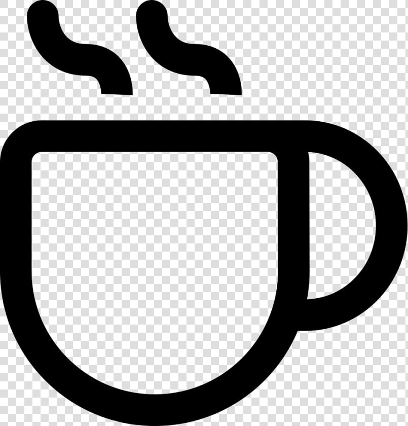 Hot Drinking Cup Rounded Outline  HD Png DownloadTransparent PNG