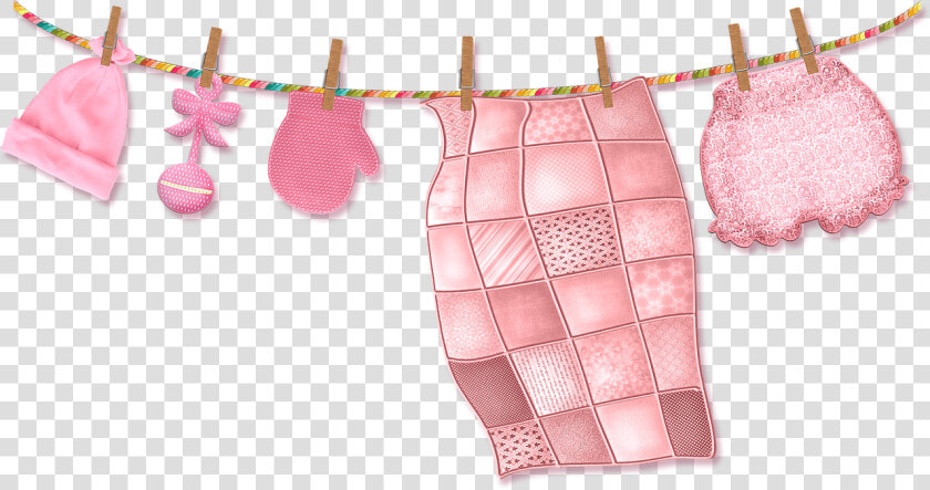 Baby Clothes Line  Hanging Baby Clothes  Drying  Baby   Clothing  HD Png DownloadTransparent PNG