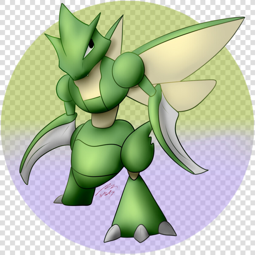 Pokemon Shiny Pokemon Scyther Shiny Scyther Living   Cartoon  HD Png DownloadTransparent PNG