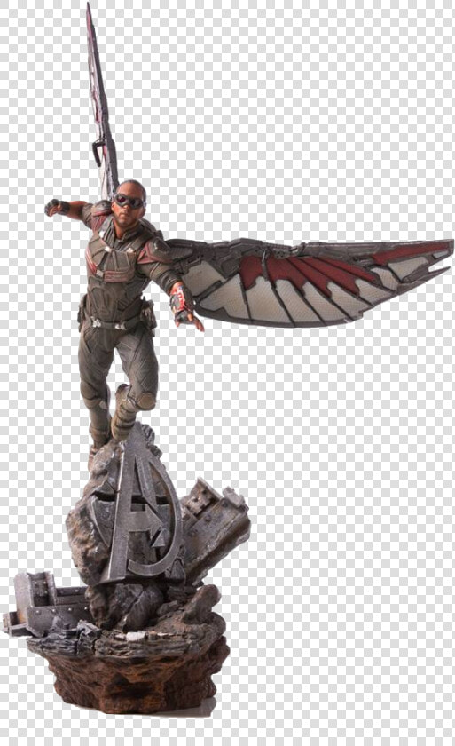 Iron Studios Marvel Avengers Endgame Falcon   Iron Studios 1 10 Falcon  HD Png DownloadTransparent PNG