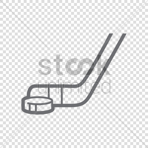 Ice Hockey Stick And Puck Vector Image   Hockey Puck On Ice Drawing  HD Png DownloadTransparent PNG