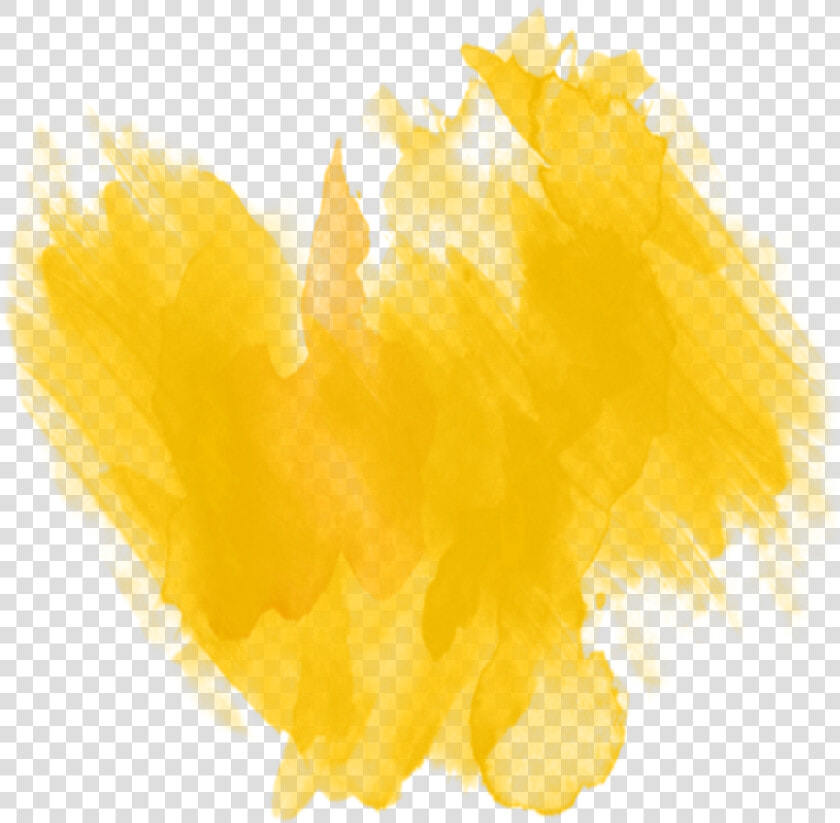  freetoedit  yellow  orange  watercolor  paint  splotch   Yellow Colour Splash Png  Transparent PngTransparent PNG