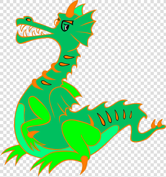 Green   Dragon   Clipart   Green Dragon  HD Png DownloadTransparent PNG