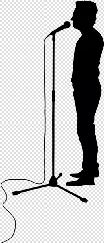 Microphone Stand   Png Download   Mic Stand Silhoutte Png  Transparent PngTransparent PNG