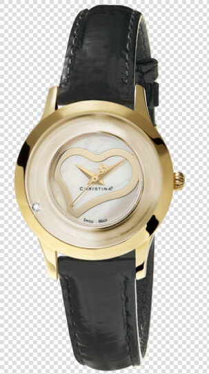 Collect Watch With Big Heart   300gwbl Christina Design London  HD Png DownloadTransparent PNG