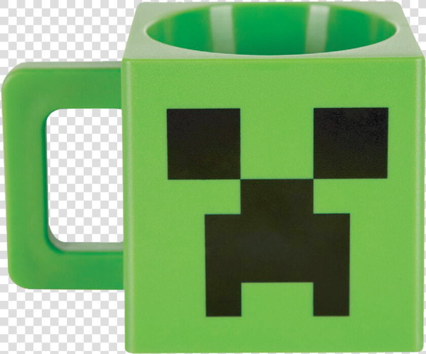 Minecraft Plastic Creeper Face Mug   Png Download   Minecraft Creeper Face  Transparent PngTransparent PNG