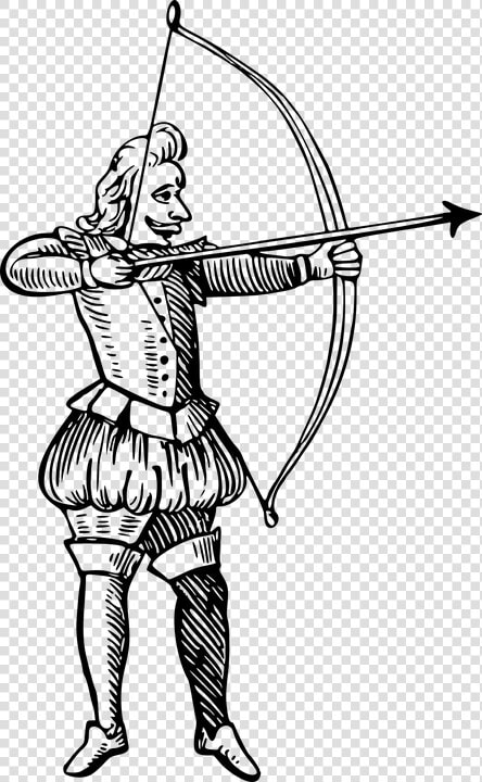 Archer  Archery  Arrow  Battle  Bow  Hunt  Hunting   Hunting Bow And Arrow Drawing  HD Png DownloadTransparent PNG