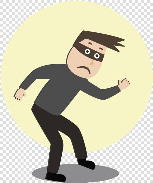 Robber Transparent Png   Ladron Animado Asustado  Png DownloadTransparent PNG