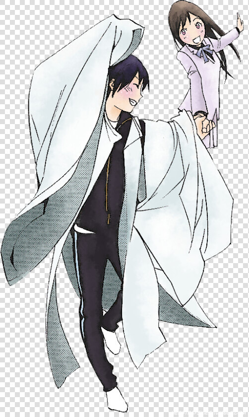 A Transparent Dancing Yato And Hiyori For Your Blog   Cartoon  HD Png DownloadTransparent PNG