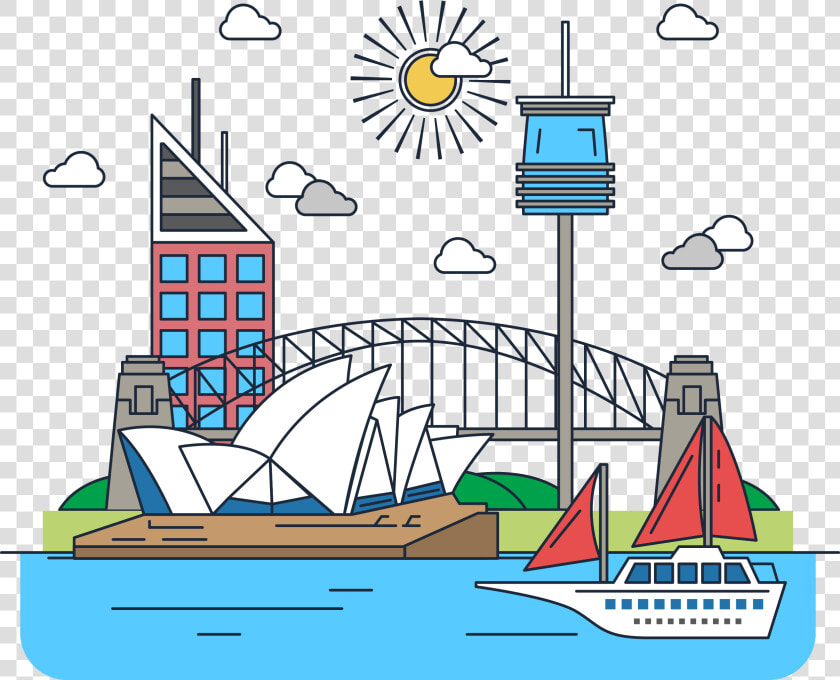 Australia Sydney Skills House Study Of Opera Clipart   Australia Education Fair 2018 India  HD Png DownloadTransparent PNG