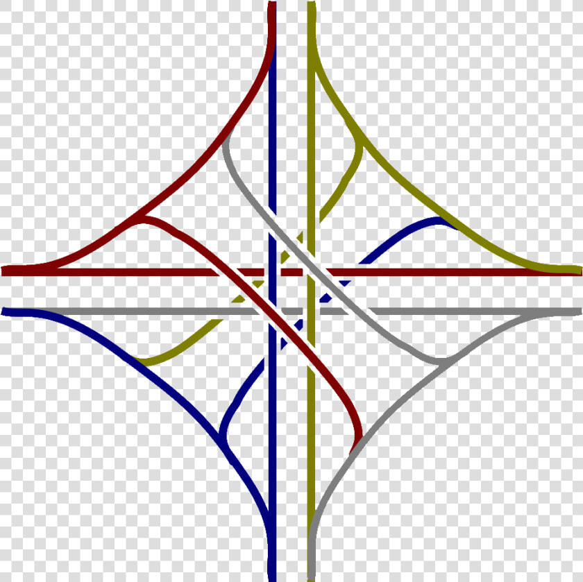 Four Stack Interchange   Stacked Interchange  HD Png DownloadTransparent PNG