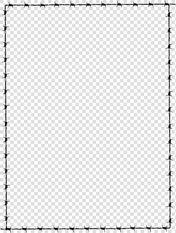 Free Wedding Clipart And Borders   Free Barbed Wire Border  HD Png DownloadTransparent PNG