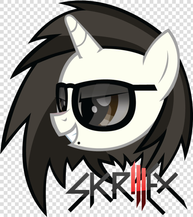 There S Even A Skrillex Unicorn   Mlp Characters White Background  HD Png DownloadTransparent PNG