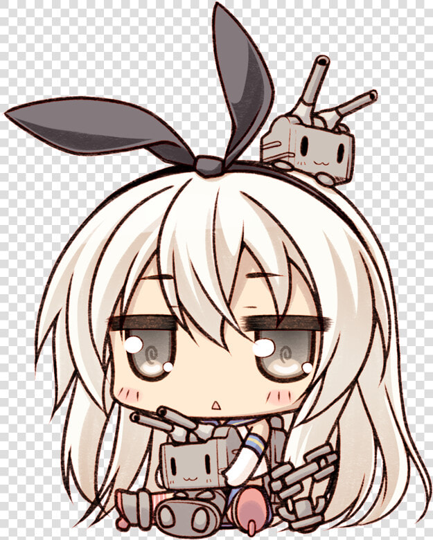 Rensouhou chan And Shimakaze Drawn By Naturalton   Kantai Collection Stickers  HD Png DownloadTransparent PNG