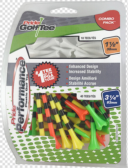 Pride Golf Tee® Pride Performance™ Combo Packs   Green Bean  HD Png DownloadTransparent PNG