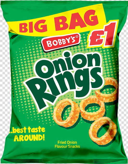 Big Bag Onion Rings   Bobbys Onion Rings  HD Png DownloadTransparent PNG