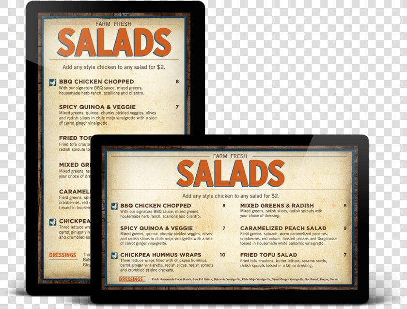 Chickenmenus4 Lightbox   Wood  HD Png DownloadTransparent PNG