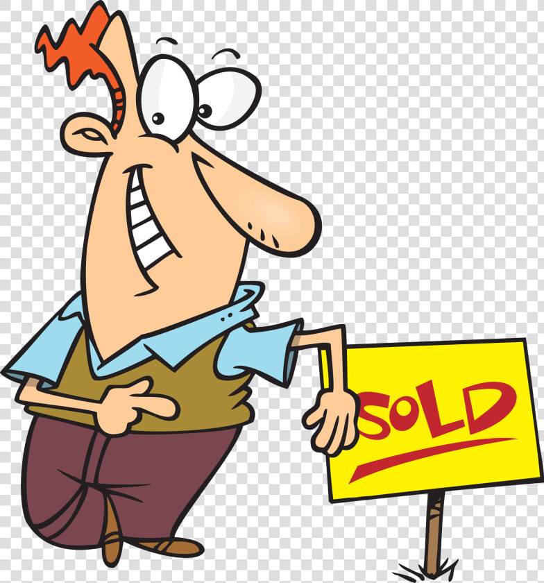 Seller Or Buyer A Thank You Gift   House Seller Cartoon  HD Png DownloadTransparent PNG