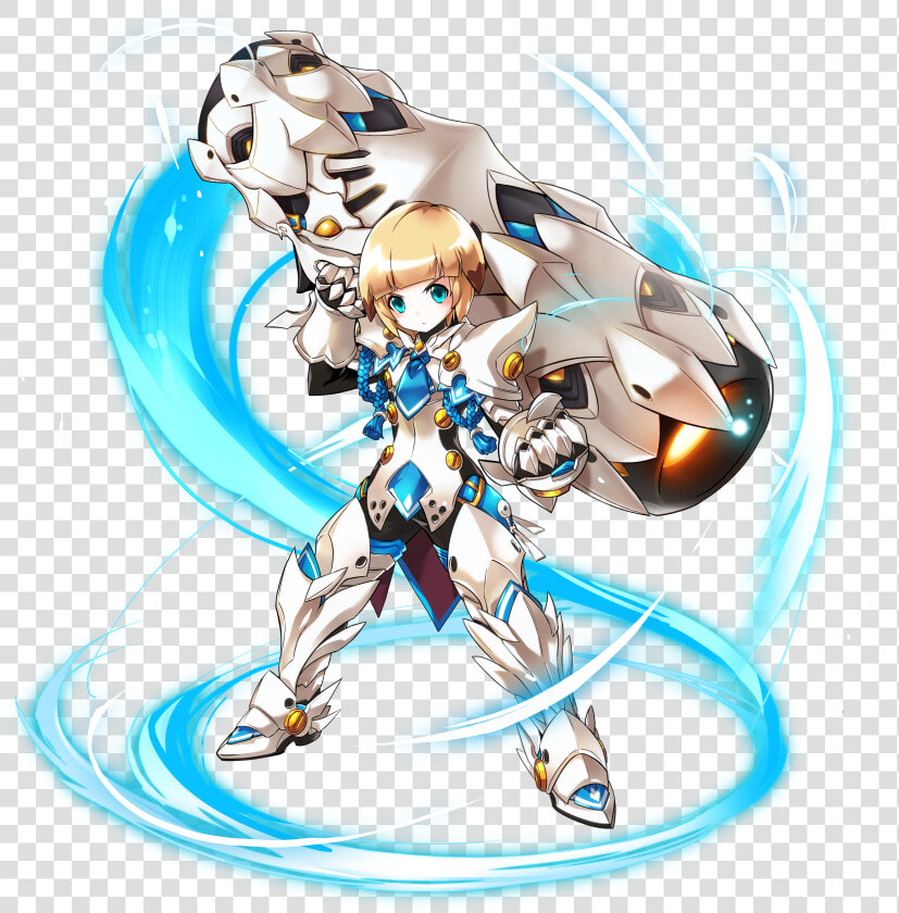 Chungportraitfull   Elsword Chung Cute Iron Paladin  HD Png DownloadTransparent PNG