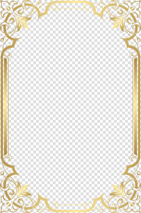 Photographic Frame Paper Border Transparent Film Clipart   Gold Fancy Border Png  Png DownloadTransparent PNG